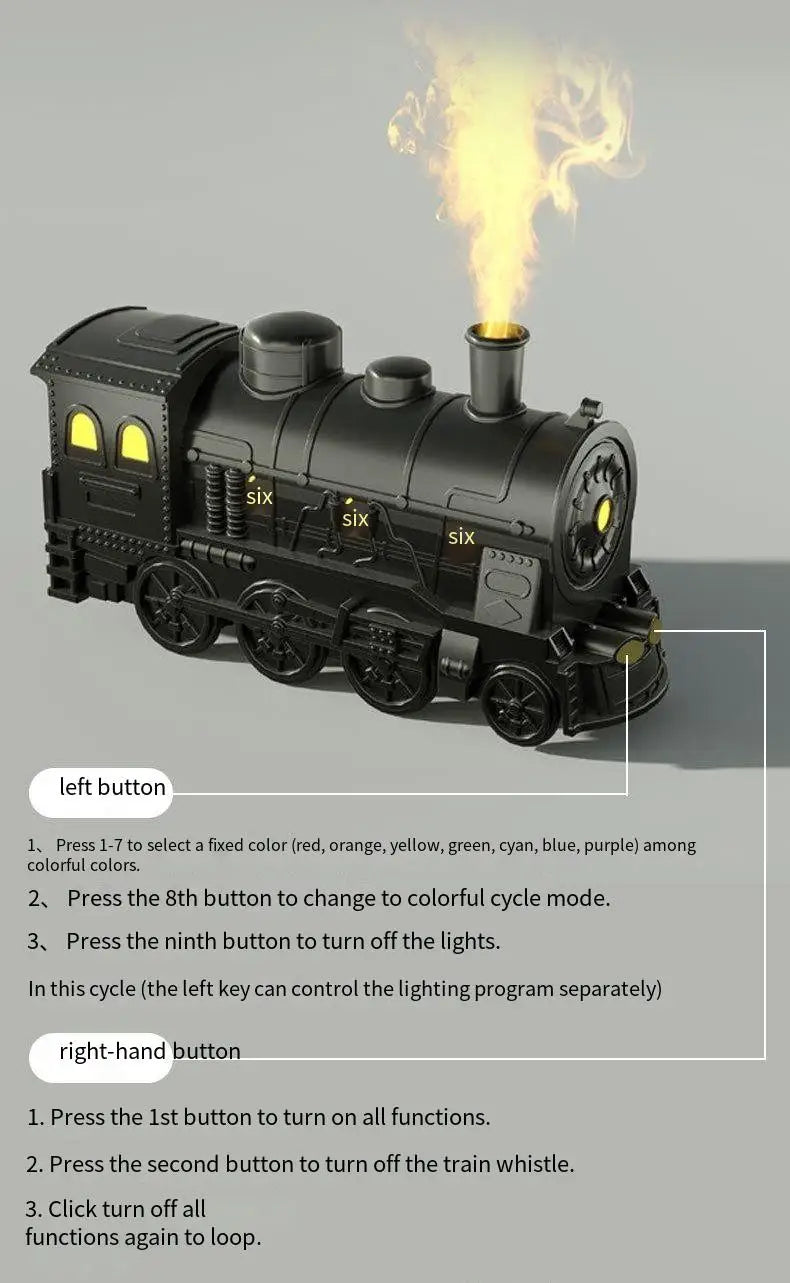 Mini Train Shape Essential Oil Diffuser